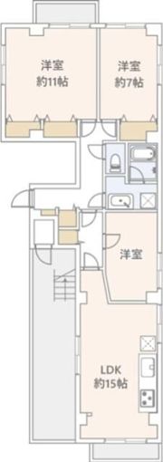 江上ビルの間取り画像