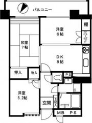 藤和昭和町コープの間取り画像