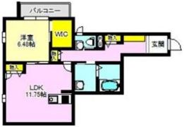 イーストヒルズ ベレオの間取り画像