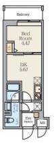 Alivis篠崎の間取り画像