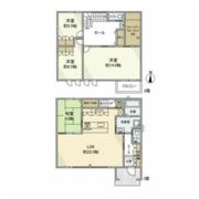 八剱町岩塚戸建の間取り画像
