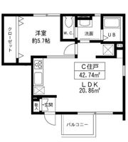 スカーラ千駄木の間取り画像