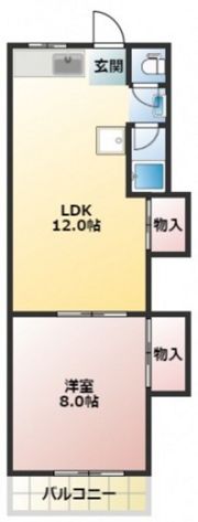 楓マンションの間取り画像