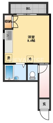 ルネス・ヨコタの間取り画像