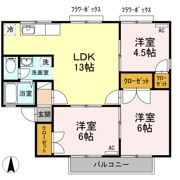 セジュールMG Ⅱの間取り画像