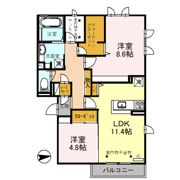 A:フォレスト コートの間取り画像