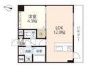 グランシャルム皆実町の間取り画像