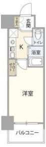エスリード南森町駅前の間取り画像