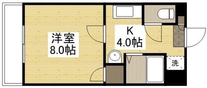 カレン下中野の間取り画像