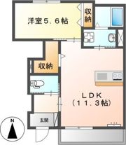 フルールの間取り画像