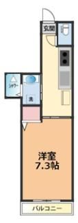 R2マンションの間取り画像