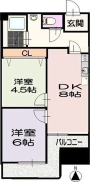 fメゾン吹上の間取り画像