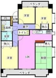 スカイヒルズ植田の間取り画像