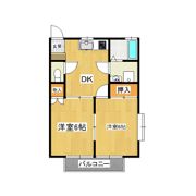 スカイメゾンヌマサトの間取り画像