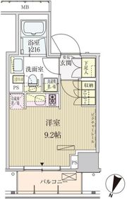 パークアクシス赤坂見附の間取り画像