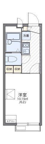 レオパレスTAKA デルタの間取り画像