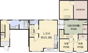 寝屋川市音羽町戸建の間取り画像