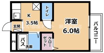 ボナールエムの間取り画像