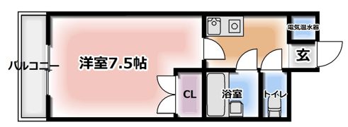 セレクト江坂の間取り画像