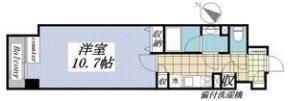 メゾン・ド・ヴィレ日本橋中洲の間取り画像