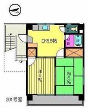 ハイツ宝の間取り画像