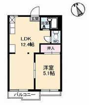 ハイネス田中Ⅱ A棟の間取り画像