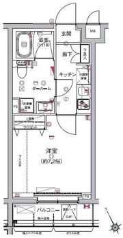 RELUXIA板橋区役所前の間取り画像