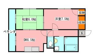 メゾンミカドの間取り画像