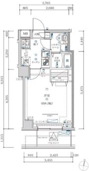 エスファルベ川口の間取り画像