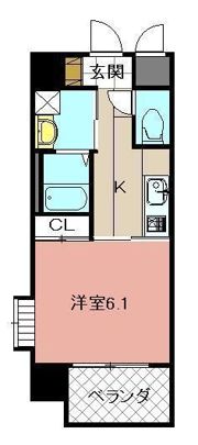 MDIフェリース戸畑駅前の間取り画像