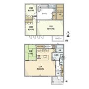 八剱町岩塚戸建の間取り画像