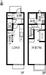 エメラルドハイムの間取り画像