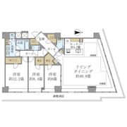 BrilliaTower堂島の間取り画像
