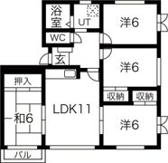 キャッスルプラザの間取り画像