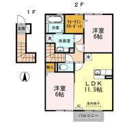 D-room二口の間取り画像