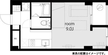シンシア三軒茶屋レジデンスカフェの間取り画像