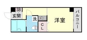 グランドール西岡本の間取り画像