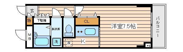 ベスト伊勢佐木長者町の間取り画像