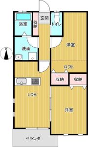 ドゥ・ヴィラージュの間取り画像