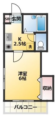 シャトーパールの間取り画像