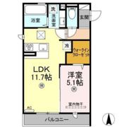 Clair楽々園の間取り画像
