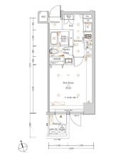 Log銀座EAST／ログ銀座イーストの間取り画像