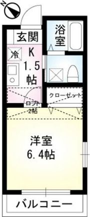 インディゴブルー汐入の間取り画像