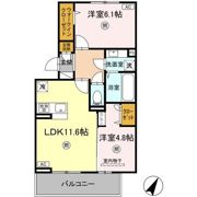 クリスタルパークテラスの間取り画像