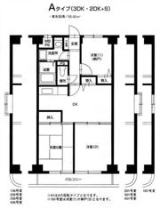 ヒルズ 南台の間取り画像
