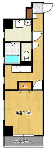 NYCマンションの間取り画像