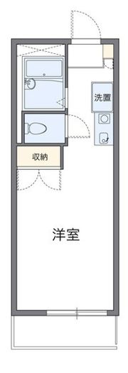 レオパレス中筋の間取り画像
