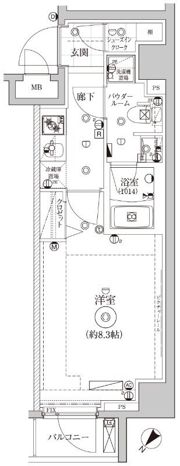 レアライズ押上の間取り画像