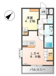ヒールコートA＆Gの間取り画像
