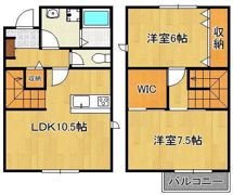 INTI到津の間取り画像